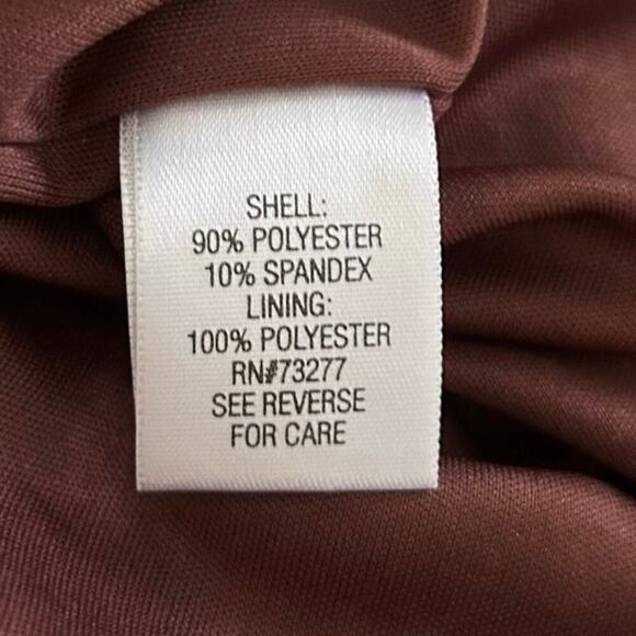 Candies Women Sleeveless Chevron Velour Mini Dress Brown Boho Grunge Size XS - Picture 5 of 7